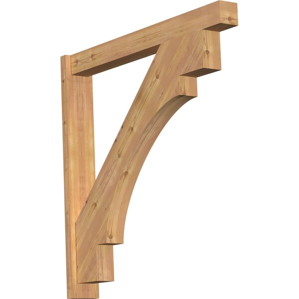 Ekena Millwork Merced Block Smooth Outlooker, Western Red Cedar, 5 1/2"W x 42"D x 42"H OUT06X42X42MRC05SWR - main
